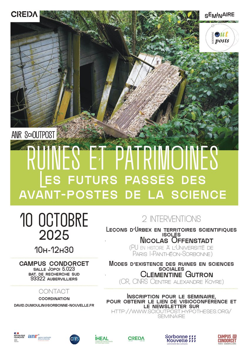Universités, laboratoires et autres stations scientifiques abandonnés, c’est vendredi ici :