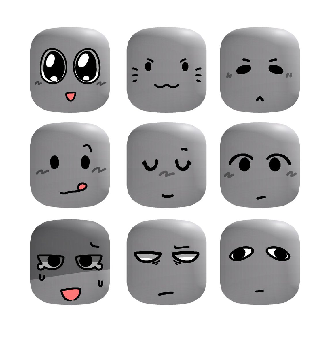 sillyrozen's tweet image. Drew some roblox faces cuz im bored as fuhc

#roblox #robloxart
