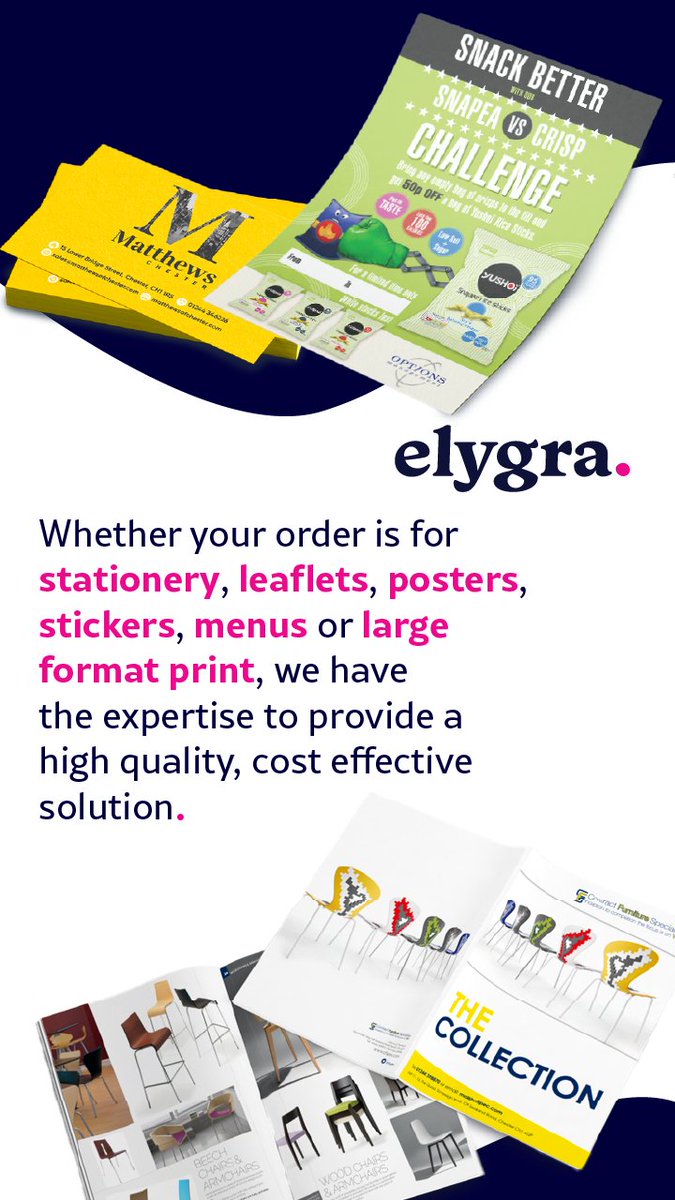 elygramarketing's tweet image. At Elygra Marketing, design isn’t just how it looks - it’s how it works.
From social graphics to print, we create designs that get noticed.
✨ Beautiful. Effective. Affordable.
👉 elygra.co.uk

#ElygraMarketing #DesignExperts #GraphicDesign #PrintDesign #Branding