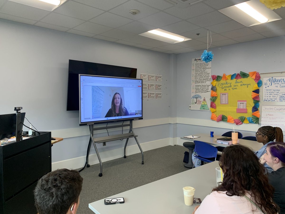 PrincipalDrH's tweet image. The joy to have a teacher that you hired, now in year 8, sharing her best practices with your cohort of future teachers on ways to have dynamic classroom management. I am so proud of her! Over the moon, former principal proud! She rocks!!
#Professorproud #GSC #Futureteachers