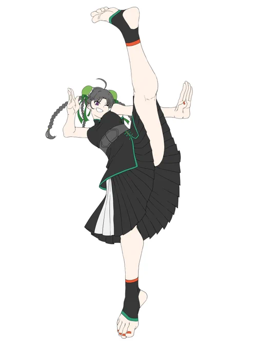 すばるチャイナ #一日一裸足絵 #ガルクラ