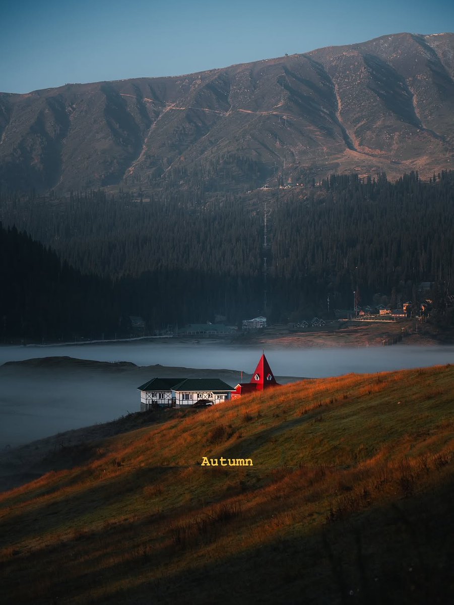 Autumn in Kashmir reflects European countries.