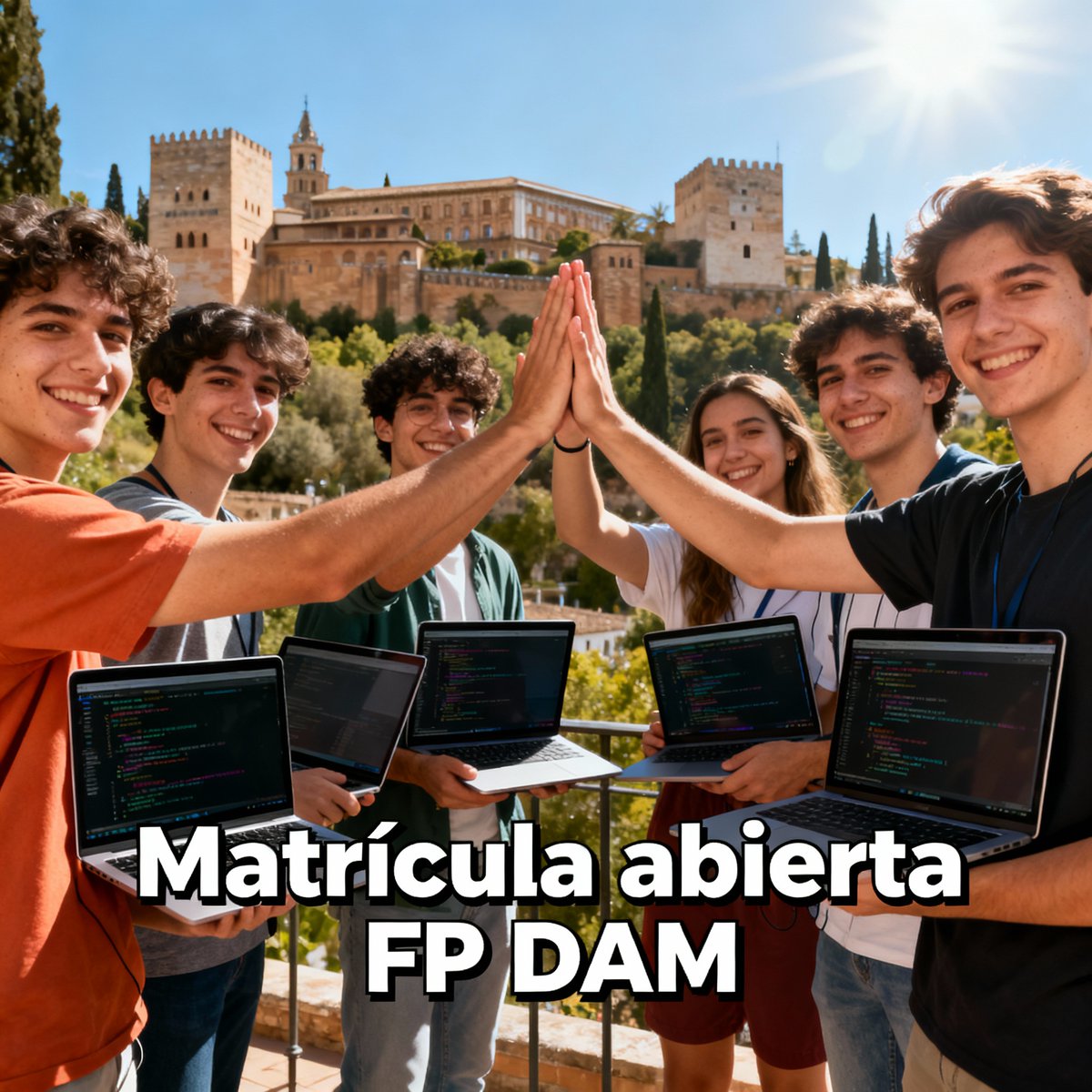 ¡Matrícula abierta! 🚀 Técnico Superior en Desarrollo de Aplicaciones  Multiplataforma (DAM) en Mercedarias FP Granada. Aprende a crear apps  para múltiples plataformas y prepárate para el futuro tecnológico.  ¡Inscríbete ya! 💻 #DAMGranada #FPConFuturo #MatriculasAbiertas