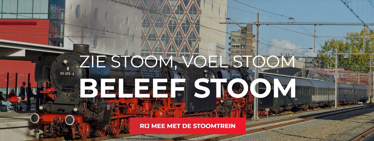 De stoomtreindagen worden weer gehouden komend weekend op 11 &amp; 12 oktober 10:00 - 17:00, en vertrekt de #stoomtrein vanaf het station in #Gouda naar #Rotterdam 🚂 stoomstichting.nl/evenement/okto…