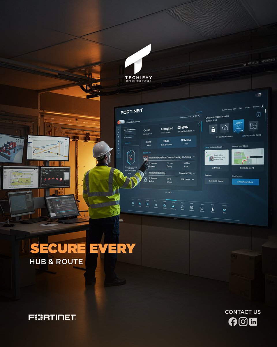 techifay16374's tweet image. 🚚 How do you secure warehouses, hubs &amp;amp; trucks in logistics - without endless manual setup?
🧠 It’s not just connectivity — it’s smart, secure, automated network fabric
🔸 @Fortinet  SD-WAN | 🔸 @HPE_Aruba_NETW  
Secure your fleet. Protect your sites
#LogisticsIT #SDWAN #techifay
