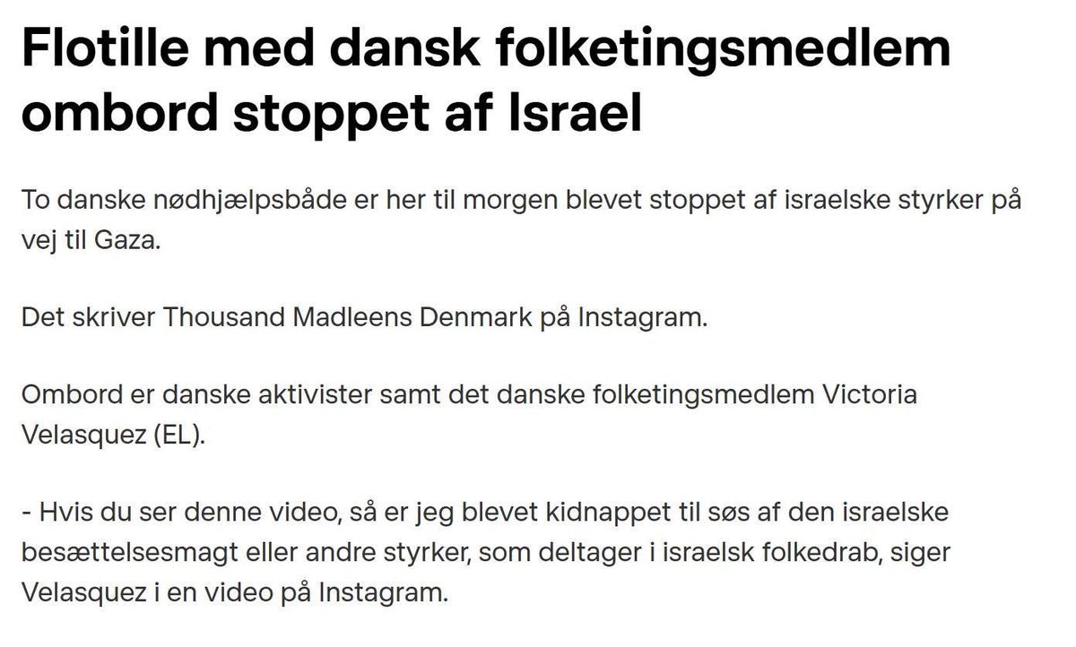 Victoria Velásquez er med god grund vellidt på Christiansborg. Høflig og behagelig over for alle. Men den måde, hun - sagt med fodboldjargon - prøver at snyde sig til et straffespark, er over stregen.

Men min sympati for hendes og den resterende besætnings situation ligger på et
