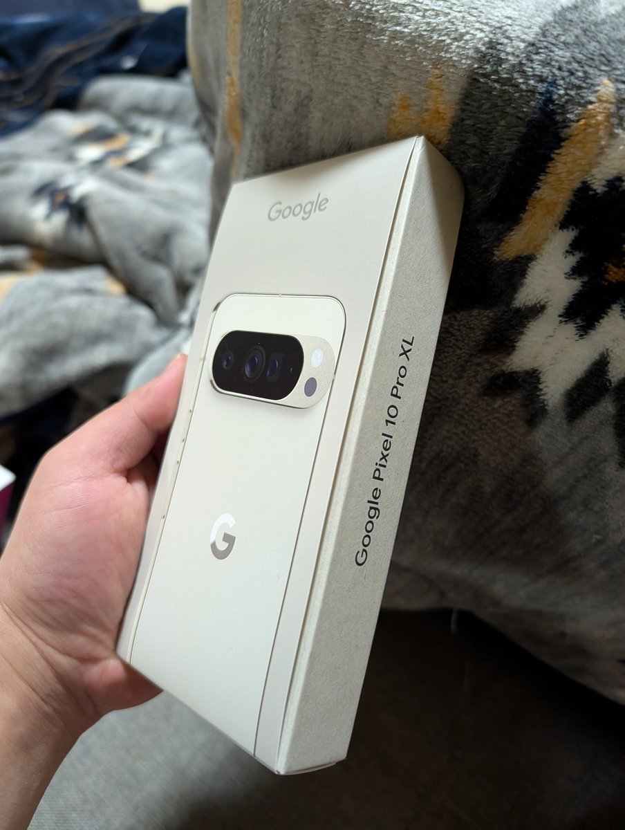 miyassssy's tweet image. さて、はじまりだよ。

#GooglePixel10 
#GooglePixel10ProXL
#GooglePixel
#グーグルピクセル10proxl