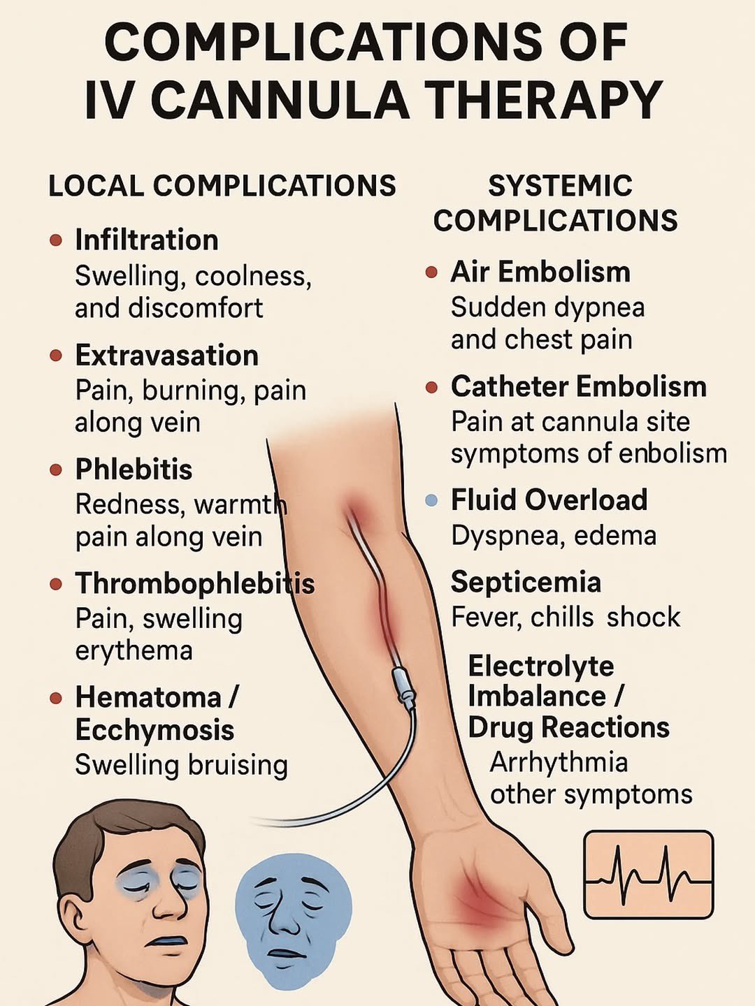 Infiltratie Versus Flebitis IV Infiltration And Extravasation