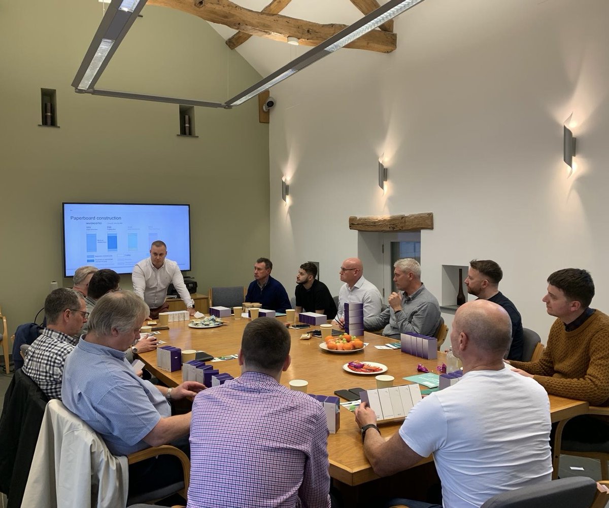 Great day yesterday for the <a href="/BPIFCartons/">BPIF Cartons</a> Boardmaking Course! 

Day one linked to a forest in Sweden, exploring the start of the #cartonboard journey. Excited for day two at the mill to see #boardmaking in action! #BPIFCartons #PackagingIndustry #Packaging #Cartons #Converters