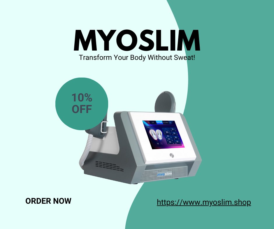 MYOslim's tweet image. Stop dreaming. Start GLOWING. ✨
Tired of 'before' &amp;amp; stuck in the 'after'? Our EMS Body Sculpt Machine is your fast-forward button to a sexier you. 🔥
Build muscle, burn fat, and tighten skin while you chill. High-tech magic is real, baby.
#BodySculpt #EMSTechnology