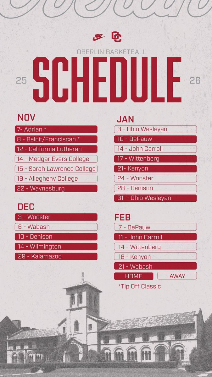 Oberlin Men’s Basketball (@yeo_mbb) on Twitter photo 30 days!! 30 days!!
