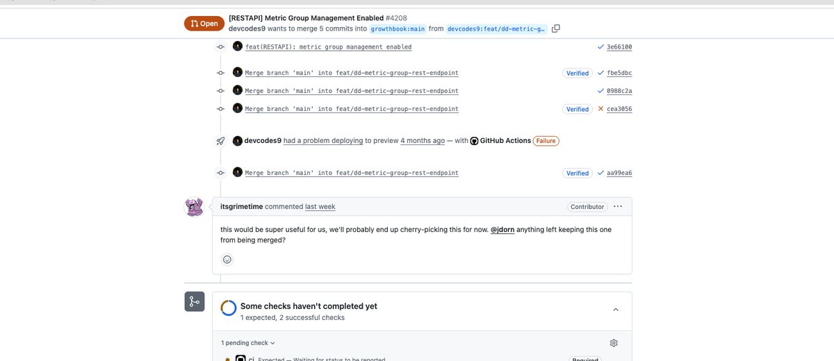 devcodes9's tweet image. when your june contribution suddenly becomes something people want.
open source has its own way of surprising you months later
@growth_book #OpenSource