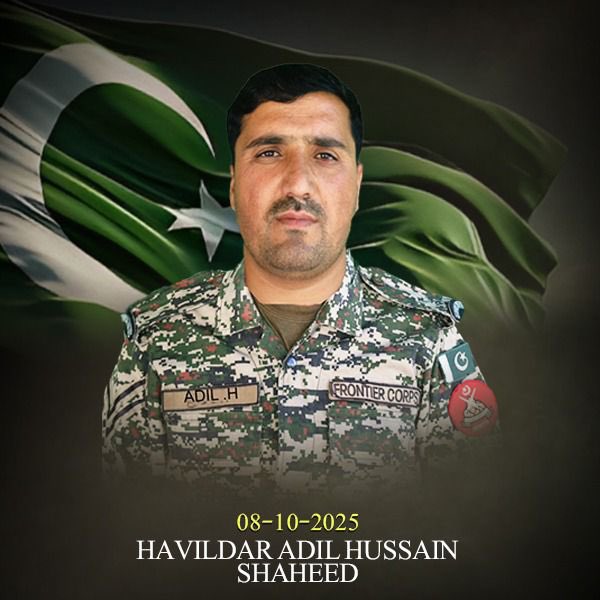 ورکزئی آپریشن میں جامِ شہادت نوش کرنے والے لیفٹیننٹ کرنل جنید عارف، میجر طیب راحت اور دیگر بہادر سپوتوں کو سلامِ عقیدت۔ ان کی عظیم قربانیاں اس بات کا ثبوت ہیں کہ پاک فوج کے جوان وطن کے دفاع کے لیے ہر قربانی دینے کو تیار ہیں۔ شہداء قوم کا فخر ہیں، ان کا خون وطن کے امن اور استحکام