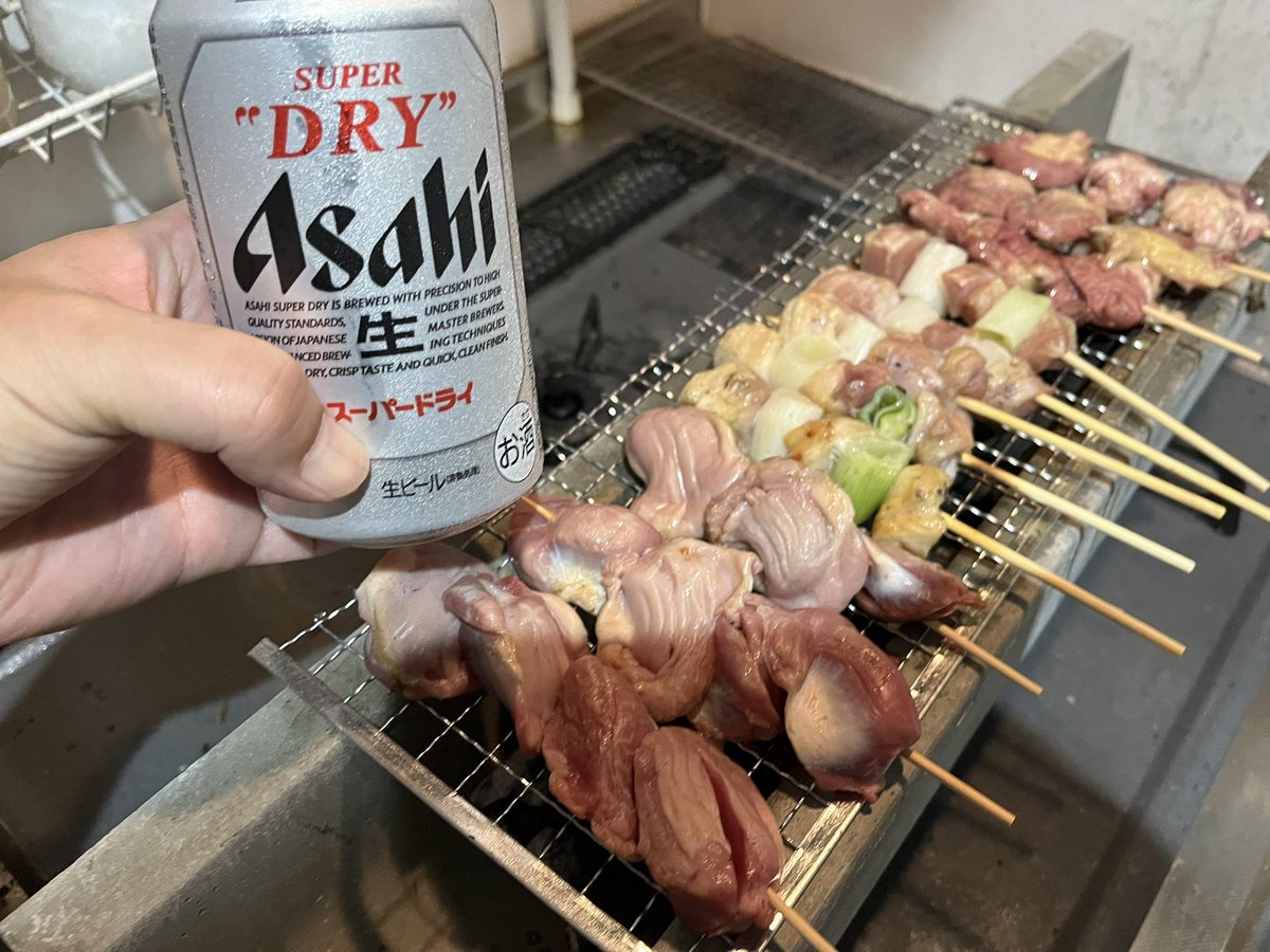 inst_yamamoto's tweet photo. 野球も終わったし、ひさしぶりに家焼き鳥 https://t.co/K4IU1Hqr9Y