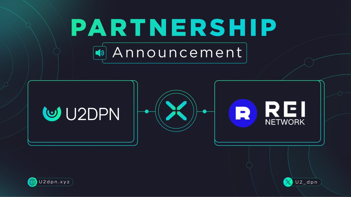 u2dpn_network's tweet photo. 🚨 Partnership Announcement 🚨

We’re excited to announce that @u2dpn_network is partnering with @GXChainGlobal - the lightweight, zero-fee, EVM-compatible blockchain designed for scalable Web3.

Together, we empower builders, projects, and communities to unlock real-world use cases where connectivity and blockchain innovation converge.