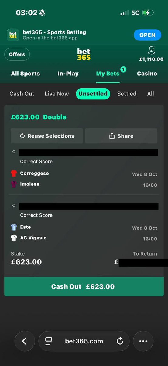 🔥 Today’s Correct Score VIP Double 🔥
⚽  🇮🇹 ᴄᴏʀʀᴇɢɢᴇsᴇ ᴠ ɪᴍᴏʟᴇsᴇ
⚽   🇮🇹 ᴇsᴛᴇ ᴠ ᴀᴄ ᴠɪɢᴀsɪᴏ

Stake: £623 ✅
Kick-off: WEDNESDAY  8th Oct | 16:00

💯 Stay tuned winnings loading… 🚀