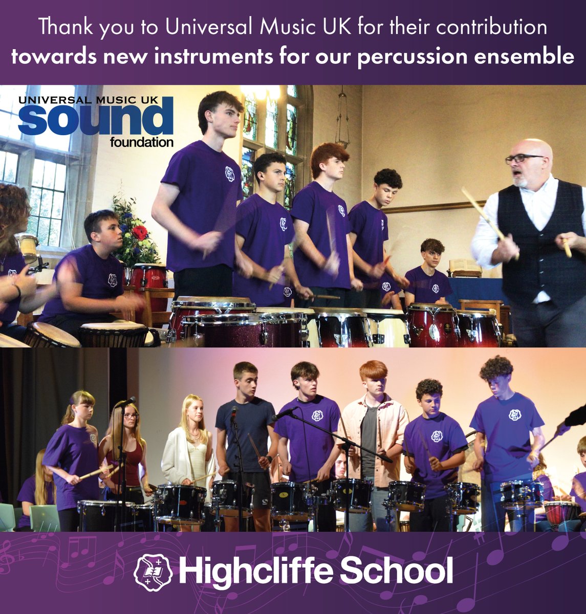 Highcliffe School tweet media