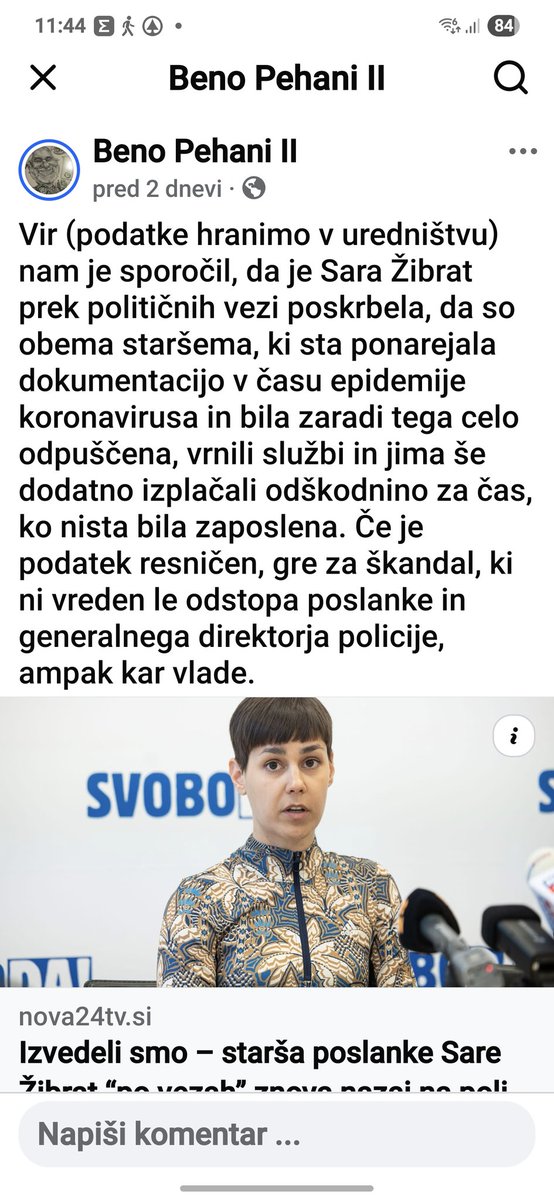 Zanimivo, pa tako rine v ospredje, mahajoč s poštenostjo  ...