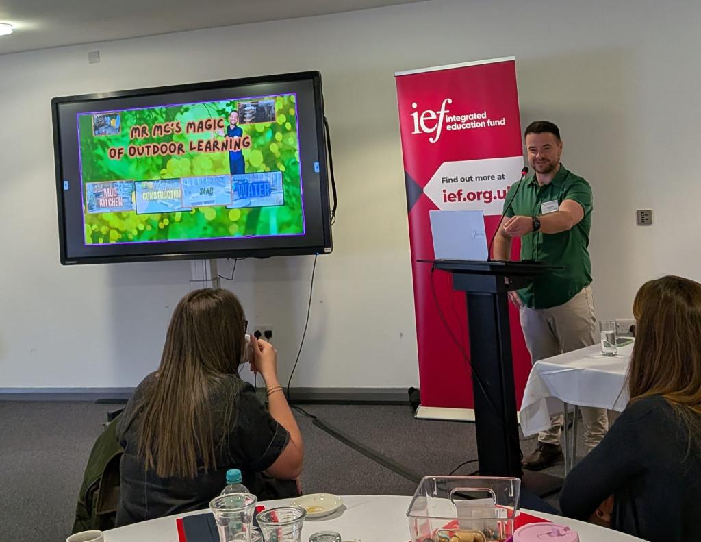 Fantastic talk by <a href="/MrMcofficial86/">Mr Mc</a>  on 'The Magic of Outdoor Play' at 'Transformational Spaces' Nursery Conference today.
Remember: 'A stick isn't just a stick... It's a magic wand, it's a spoon,  it's a paintbrush, it's a bridge.'