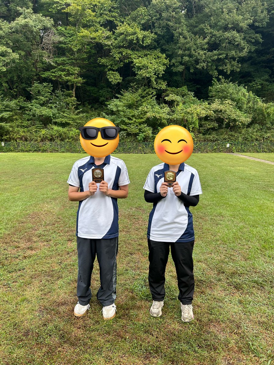 9/14に龍北総合運動場で行われた新人戦の結果を報告します

女子 一位 牧野 🥇 315点
男子 二位 神谷 🥈 293点

以上の2人が入賞しました！
今後の成長がすごく楽しみですね💪💪🔥