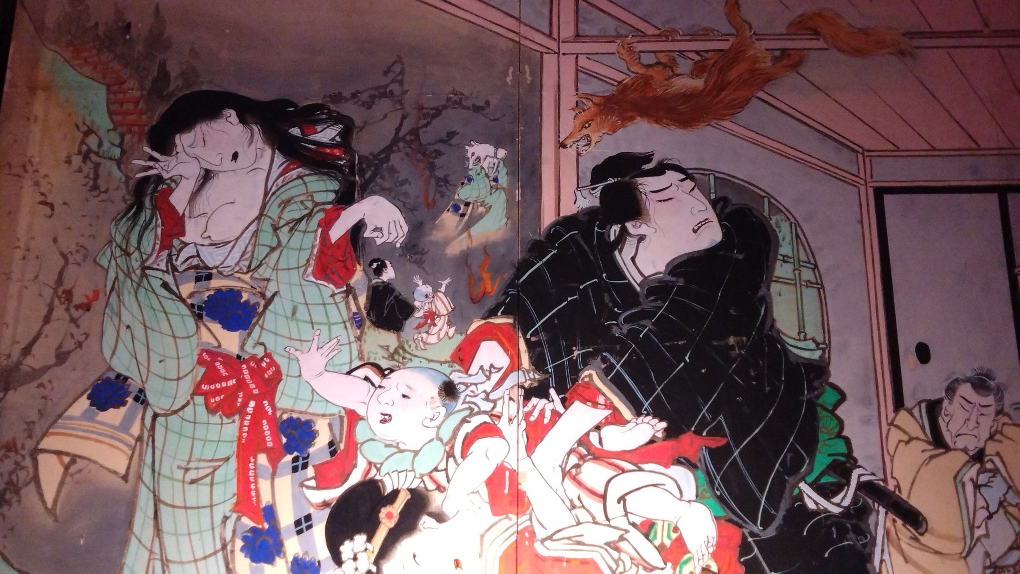 色鉛筆画「耳を傾ければSilent nightほら聴こえる」「秋めく」原画 猫 色鉛筆画「耳を傾ければSilent nightほら聴こえる」「秋めく