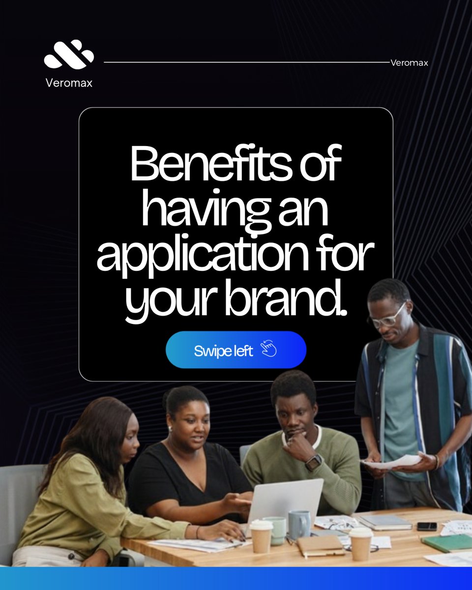 veromax123's tweet image. ELEVATE YOUR BRAND WITH A ACUSTOM APP✨✨
At Veromax Technologies, we have highlighted the benefits of having an application for your brand. We always want the best for your business. Send us a message!

#tech #twitter #businessapp #mobileappplicati