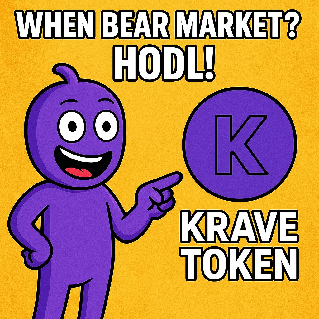 Bear market? Never heard of her 😎💜
Real $KRAVE holders know the drill, HODL &amp; smile!
#KRAVEMemes <a href="/KRAVETOKEN/">KRAVE</a> 🚀🔥
<a href="/KRAVETOKEN/">KRAVE</a>