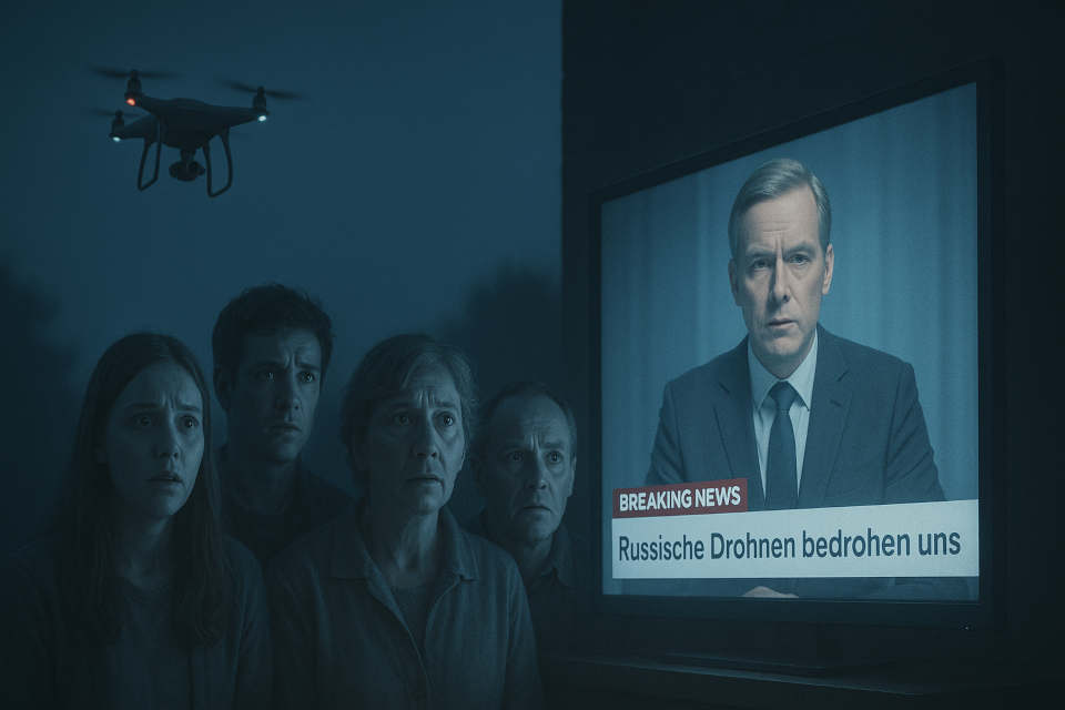 CredoFreiheit's tweet image. Drohnen am Himmel.
Angst am Boden.
Der wahre Krieg findet in den Köpfen statt.
👉 Drohen Alarm – eine unterschätzte Gefahr!
 selbstbestimmtheit-buch.de/2025/10/08/dro…
#Selbstbestimmtheit #Spannungsfall #Freiheit #Angst #Drohnen #PolitikUndMedien