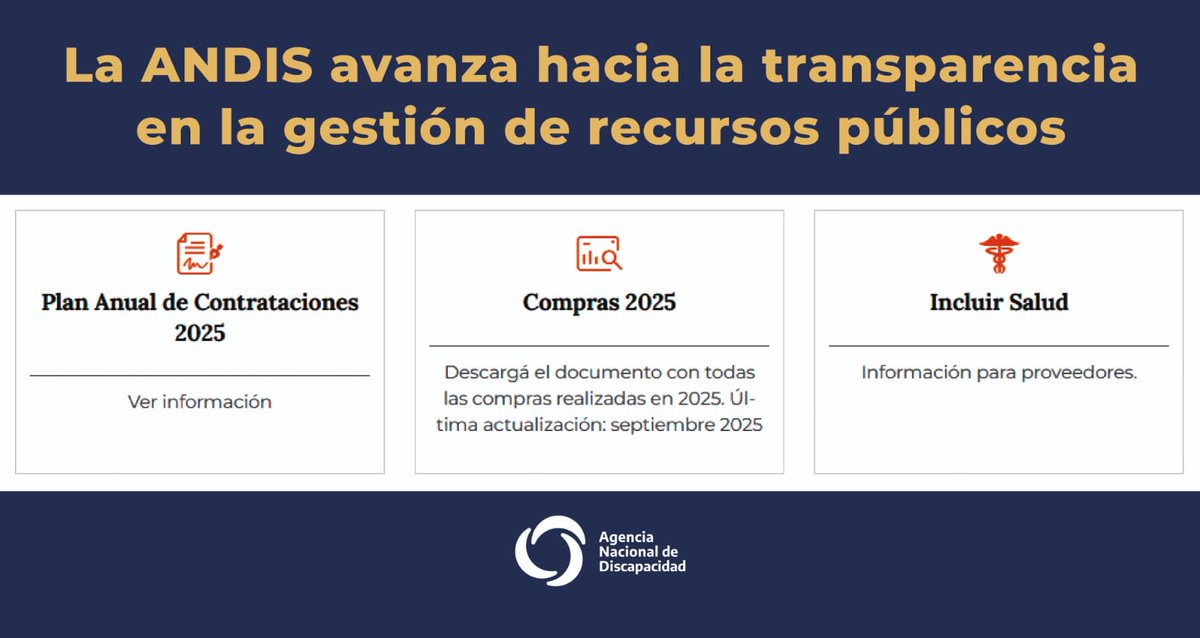 Secretaría Nacional de Discapacidad tweet media