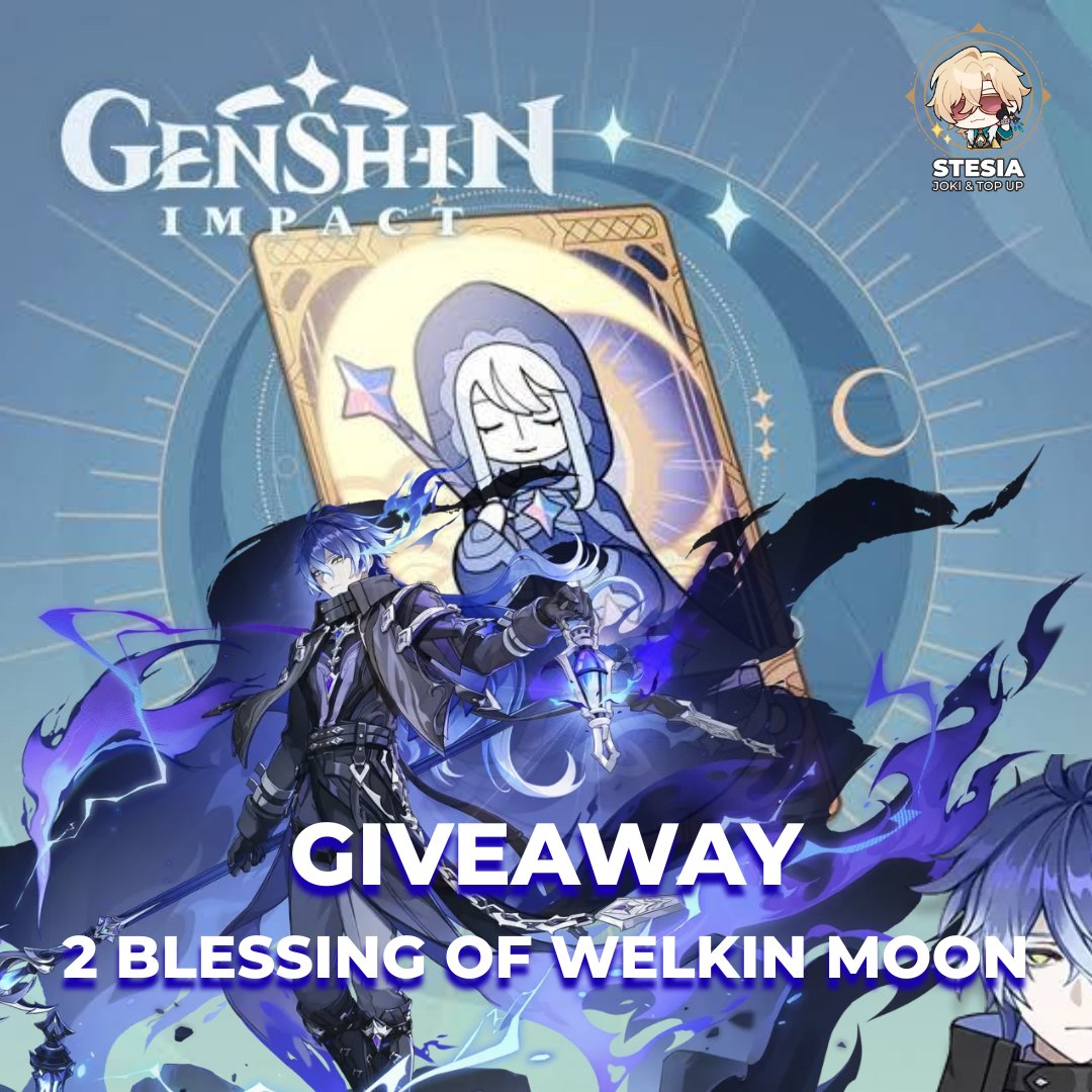 🎉GIVEAWAY 2 ORANG PEMENANG🎉

Hadiah :
🥇Blessing of Welkin Moon

Giveaway ini disponsori oleh kak <a href="/mandecassoside/">minski</a> karena menang rate off Flins🥳

Syarat GA:
1. RT &amp; like tweet ini
2. Ketik "ANJAY KAK MANMAN PATCH INI GAK KALAH RATE OFF" atau ucapan bebas gapapa🤣

Diundi sabtu