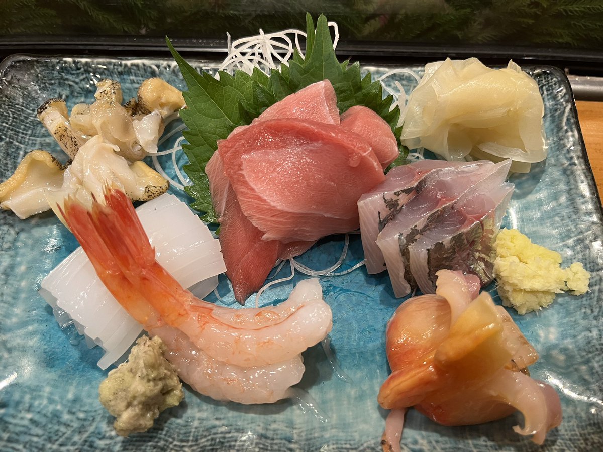 本日の盛り合わせ。