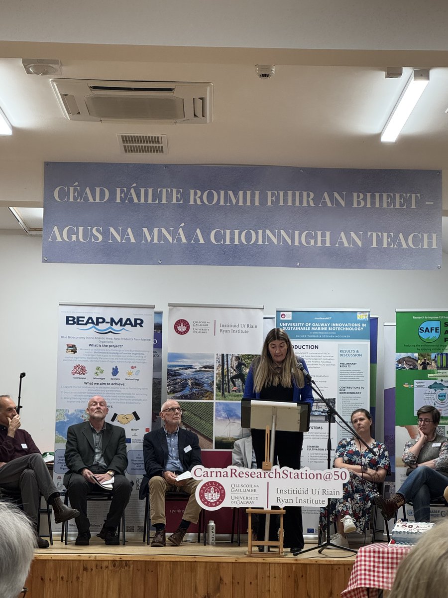 Carna Research Station is 50! 🎂 Yesterday, we celebrated five decades of groundbreaking marine research and innovation. 🌊🐟 #MarineScience #Research <a href="/RyanInstitute/">Ryan Institute @ University of Galway</a> 
<a href="/uniofgalway/">Ollscoil na Gaillimhe | University of Galway</a> <a href="/Galway_Research/">University of Galway Research & Innovation</a>