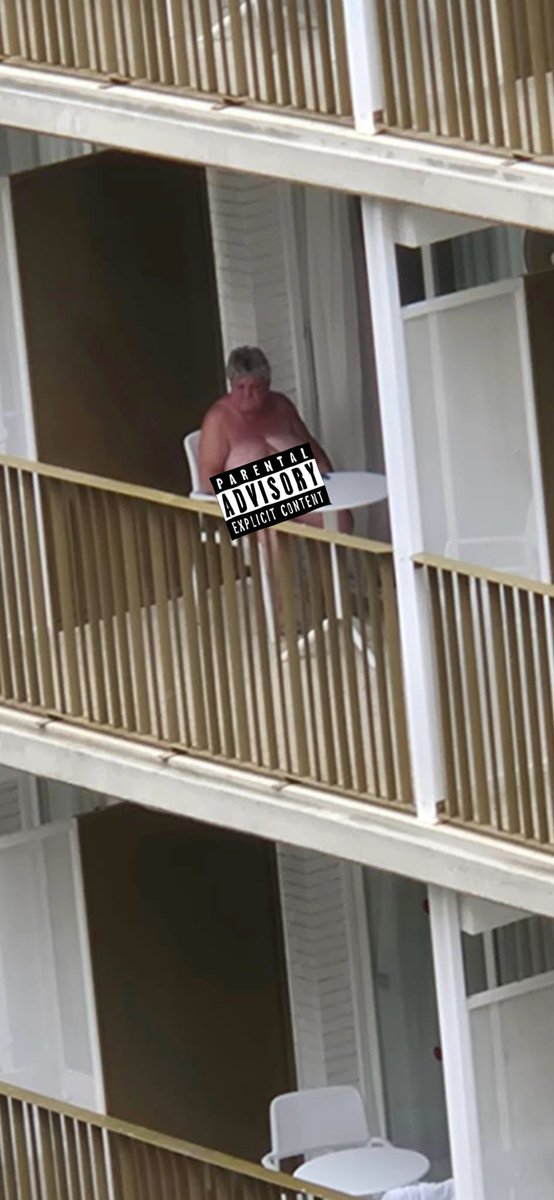 Good to see Steve Bruce relaxing on his balcony in Benidorm on Monday afternoon..