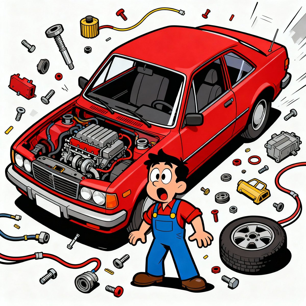 ASMotorRivas's tweet image. ¿Sabías que un coche promedio tiene unas 30,000 piezas diferentes? Desde pequeños tornillos hasta grandes componentes del motor, ¡por eso la mecánica es tan apasionante como compleja!
#Curiosidades #Mecánica #ASMotor #CarFacts #MADRID #FelizMiércoles