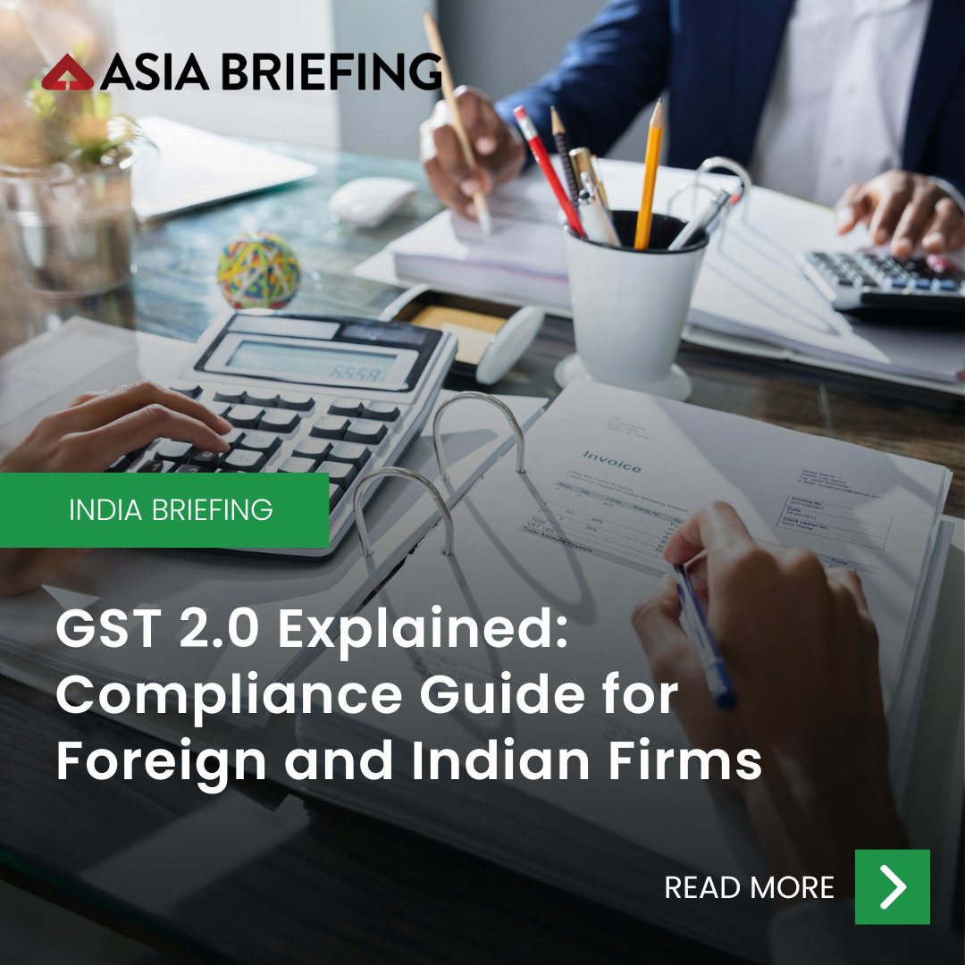 AsiaBriefing's tweet image. #GSTMigration unified India’s complex indirect tax system, ensuring #SeamlessTransition #CreditContinuity, and compliance under a single digital framework. Businesses now benefit from GST 2.0’s automation and efficiency.

Learn more with our experts ⤵️
ow.ly/ny3E50X6OTQ