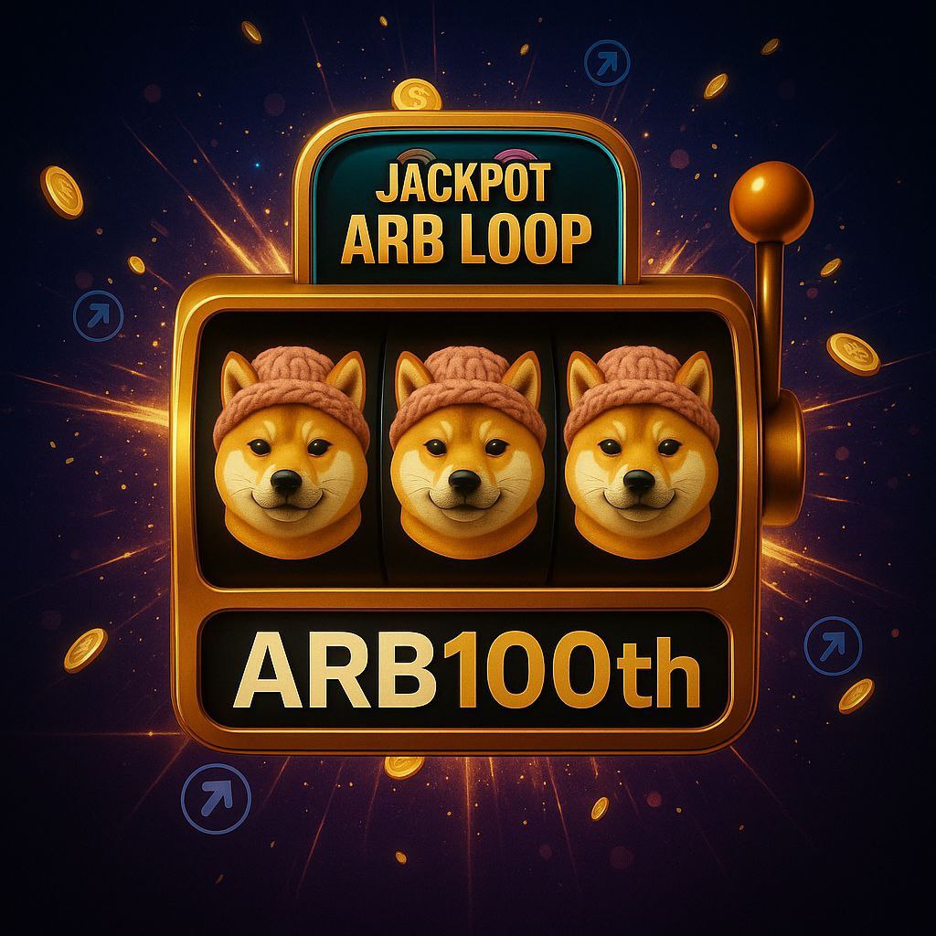 <a href="/jeremybtc/"></a> BNB bullish😃🔥
Let me tell you what else is bullish= ARB100💯

ARB100 is an arbitrage powered jackpot token, pools trade non-stop, bots creates volume, and fun thing is, that volume fuels rewards in $ARB for 10 winners holding upto 5m ARB100💯🔥
@ArbitrageLoop
Ca: