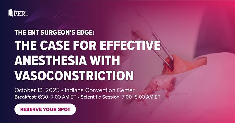 gotoPER's tweet image. ⏳ Only 5 days left! Don’t miss The Case for Effective Anesthesia with Vasoconstriction on Oct 13 in Indianapolis.
Seats are limited—make sure you’re registered! hubs.li/Q03FSlm70
#ENT #MedicalEducation