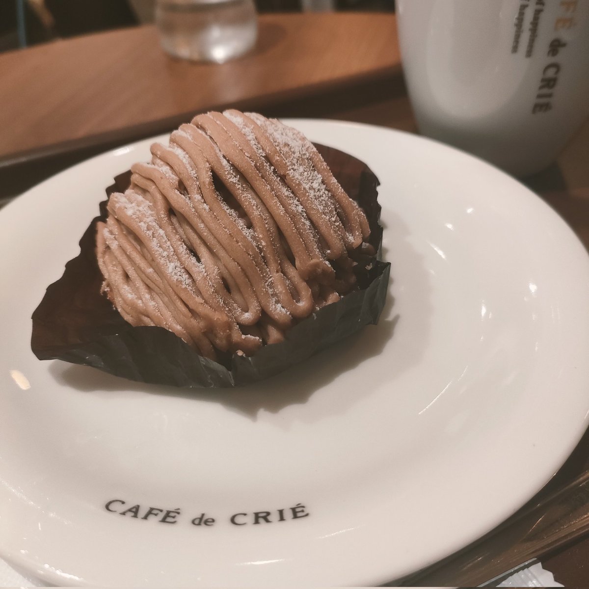 今日の半額🌰
しっかり甘め。セットのコーヒーがたっぷりで嬉しい