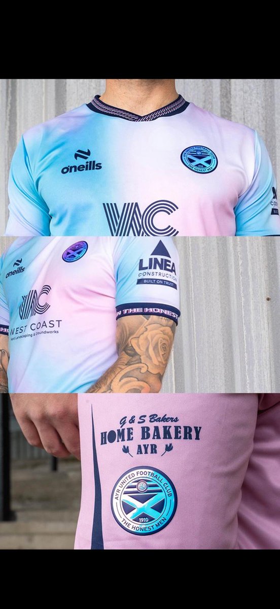 The Home Bakery Ayr are extremely proud to be sponsoring <a href="/AyrUnitedFC/">Ayr United</a> third strip shorts. Mon Ayr♥️🏁