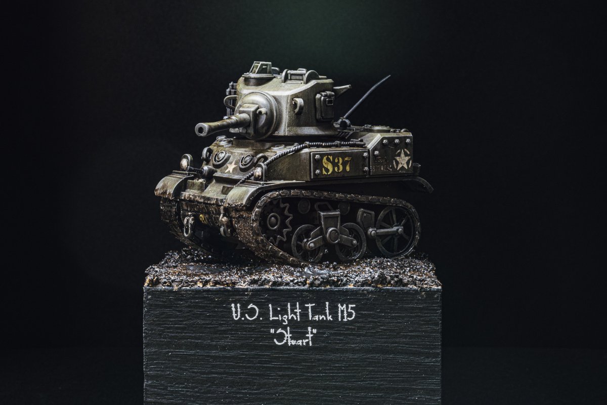 _g_m_k_z's tweet image. 🪖MENGMODEL World War Toons アメリカ軽戦車 M5 スチュアート🪖
できた～～！足元の濡れ感、ぐちゃっと汚くてめちゃ良くできた！！！ 私戦車つくるのうますぎんか
もともと小さくて可愛い軽戦車なのに、さらにずんぐり丸っこくて萌えデフォルメすぎる
#プラモデル #戦車模型 #MENGMODEL