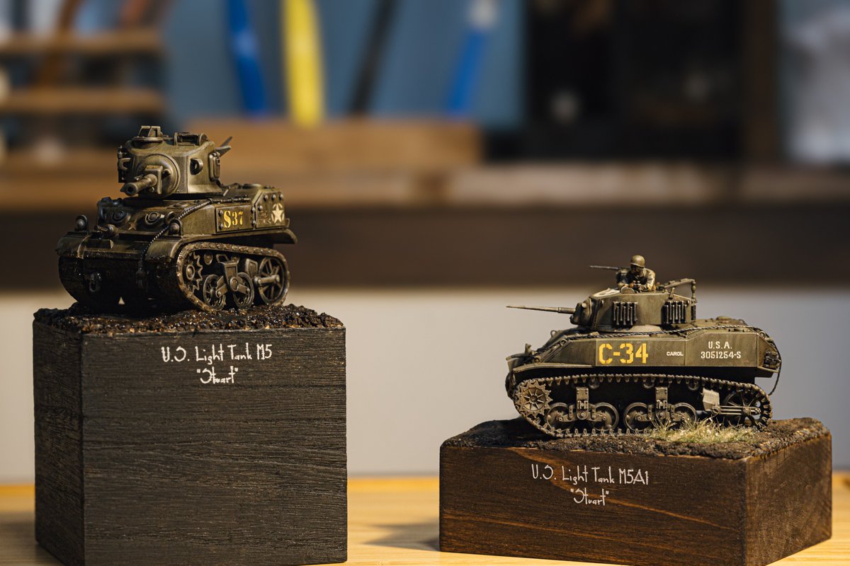 _g_m_k_z's tweet image. 🪖MENGMODEL World War Toons アメリカ軽戦車 M5 スチュアート🪖
できた～～！足元の濡れ感、ぐちゃっと汚くてめちゃ良くできた！！！ 私戦車つくるのうますぎんか
もともと小さくて可愛い軽戦車なのに、さらにずんぐり丸っこくて萌えデフォルメすぎる
#プラモデル #戦車模型 #MENGMODEL