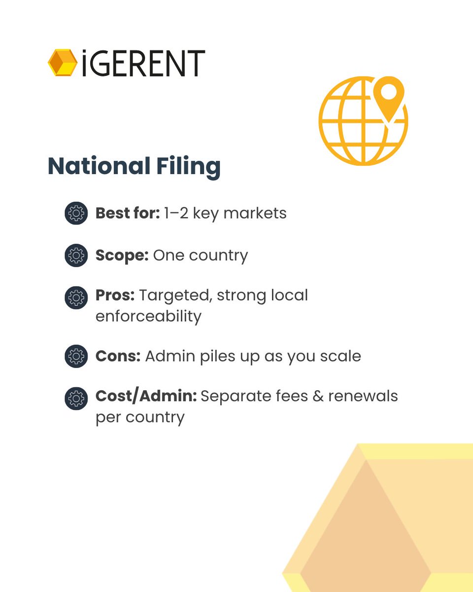 igerent's tweet image. Where should you register an industrial design, nationally or internationally? 🤔

The choice can save (or cost) you time and money. See the trade-offs and when the Hague route makes sense

👉 igerent.com/where-register…

 #ThisOrThat #DesignProtection