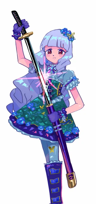 このコーデ描いた絵無いかな〜とデータ探してみたけど、見つからなかった(そんなはずは……)でも昔の絵頑張ってるや〜んええや〜んと思いました。