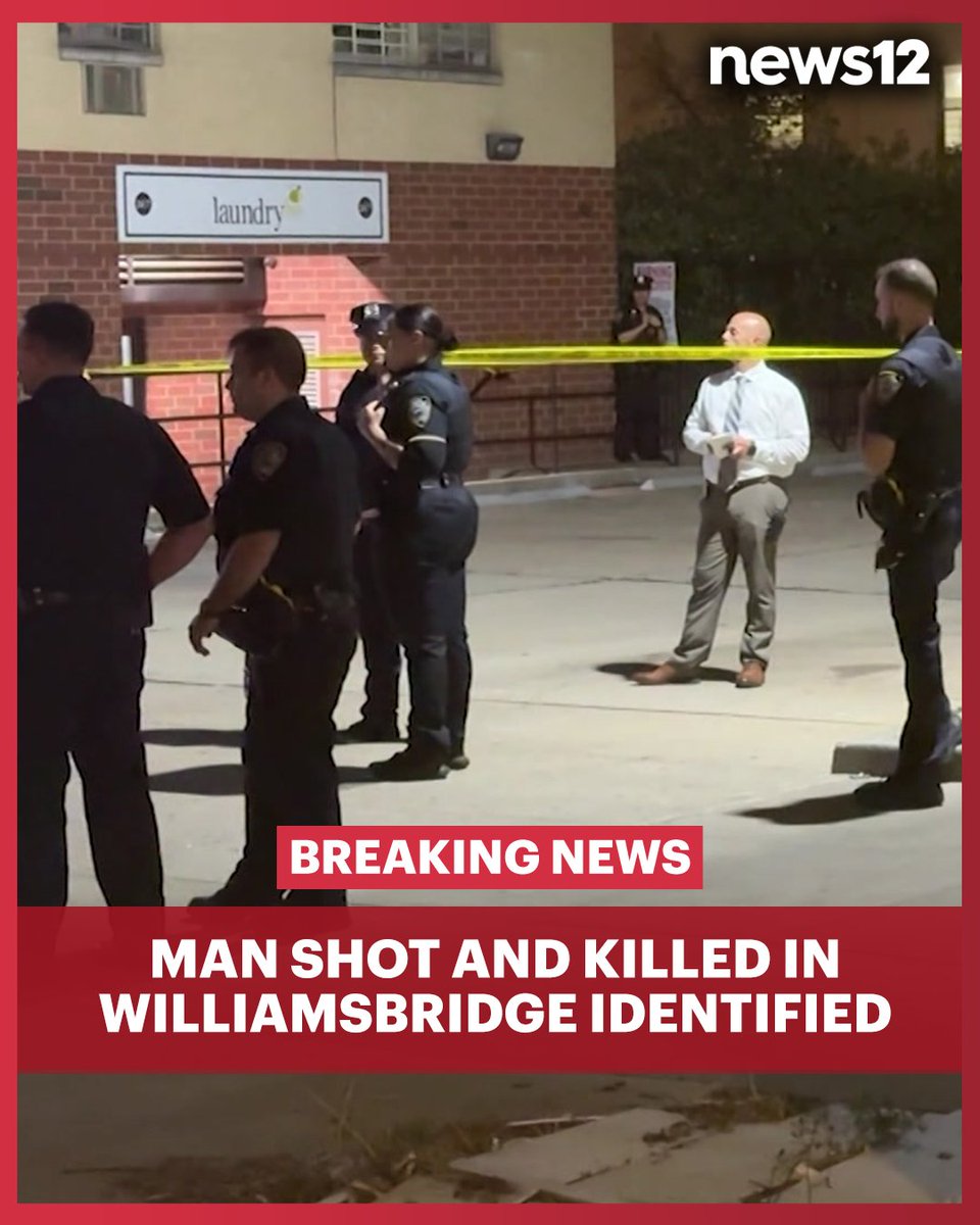 News12BX's tweet photo. #BreakingNews: Police confirm that 26-year-old Fareed Adeyi is the man who was fatally shot on White Plains Road in #Williamsbridge. - https://t.co/CiU2Pr8hqV https://t.co/II4meO1tRq