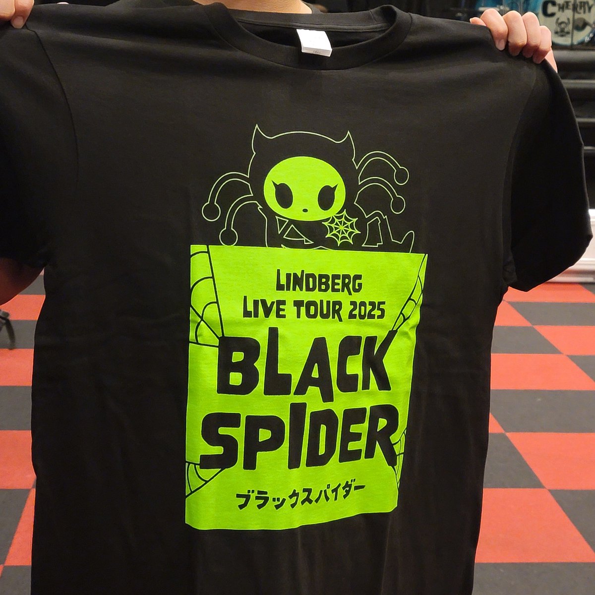 LINDBERG LIVE TOUR 2025 「BLACK SPIDER」 TOUR GOODS ✨ 🔹Tシャツ