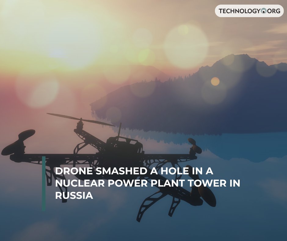 TechnologyOrg's tweet image. A Ukrainian drone recently struck a cooling tower at Russia&apos;s Novovoronezh Nuclear Power Plant, creating a visible hole.

Full article: technology.org/2025/10/07/dro…
 
#Ukraine #Drone #TechNews #Tech #Military