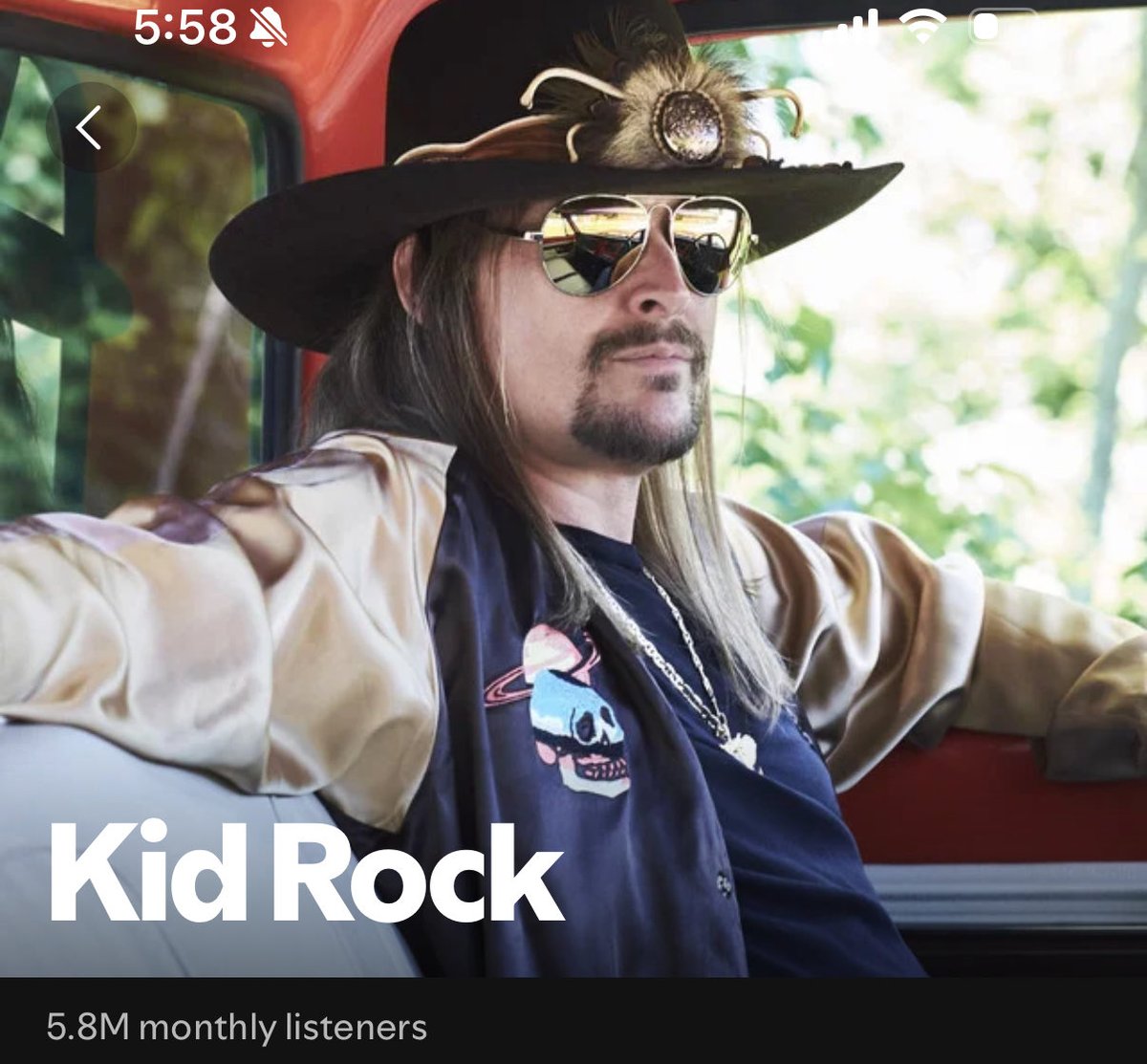 LibrarywithTim's tweet image. 79. Million monthly listeners vs 5.8 million.. I’m really unsure why the @NFL chose @badbunnyfiles over @KidRock 

Kid rock can go kick rocks @sanbenito 

#noroomforracism