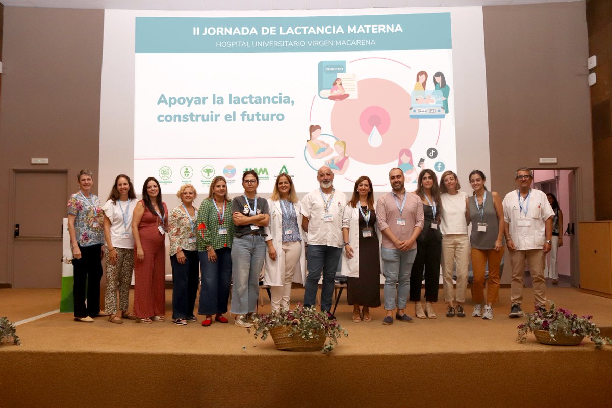 👩‍🍼Celebramos la II Jornada de Lactancia Materna del <a href="/HUVMacarena/">Hospital Virgen Macarena</a> organizada por nuestros servicios de <a href="/Ginemacarena/">Ginecología HUVM</a> #Pediatría y #Neonatología