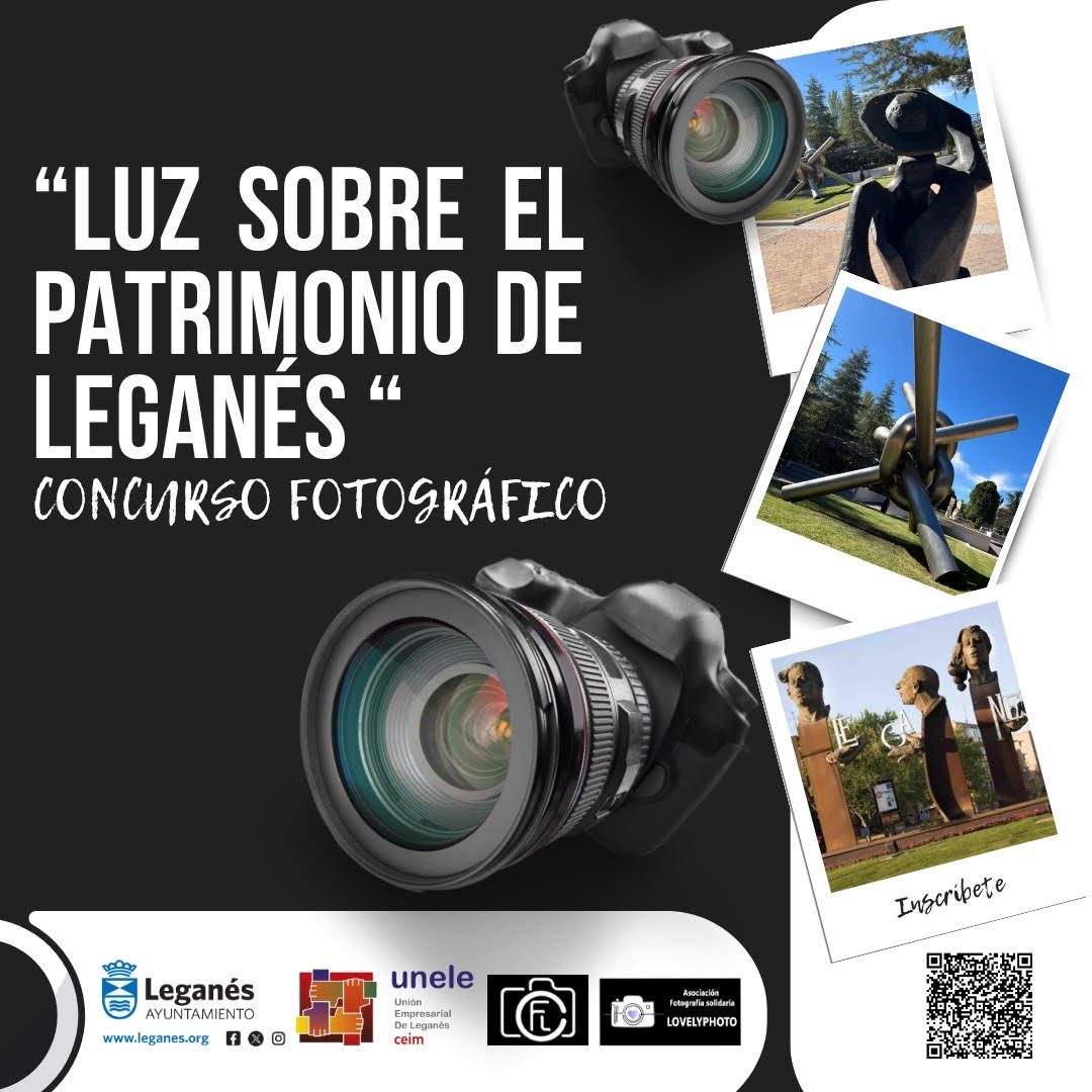 ➡️ El Ayuntamiento convoca el concurso fotográfico “Luz sobre el Patrimonio de Leganés”, con 2.500 euros en premios
📸 El objetivo es que los vecinos retraten la riqueza histórica, artística y cultural de la ciudad a través de fotos, y las 20 mejores se expondrán en la sala de