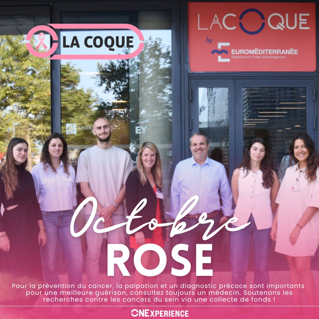 🎗️ En Octobre Rose, One XPerience - La Coque s'engage contre le cancer du sein.
💗 1 femme sur 8 est concernée
💗 Le dépistage sauve des vies
💗 La recherche a besoin de nous tous
🤝 Faites un don 👉 octobrerose.fondation-arc.org
#OctobreRose #Prévention #CancerDuSein #Solidarité